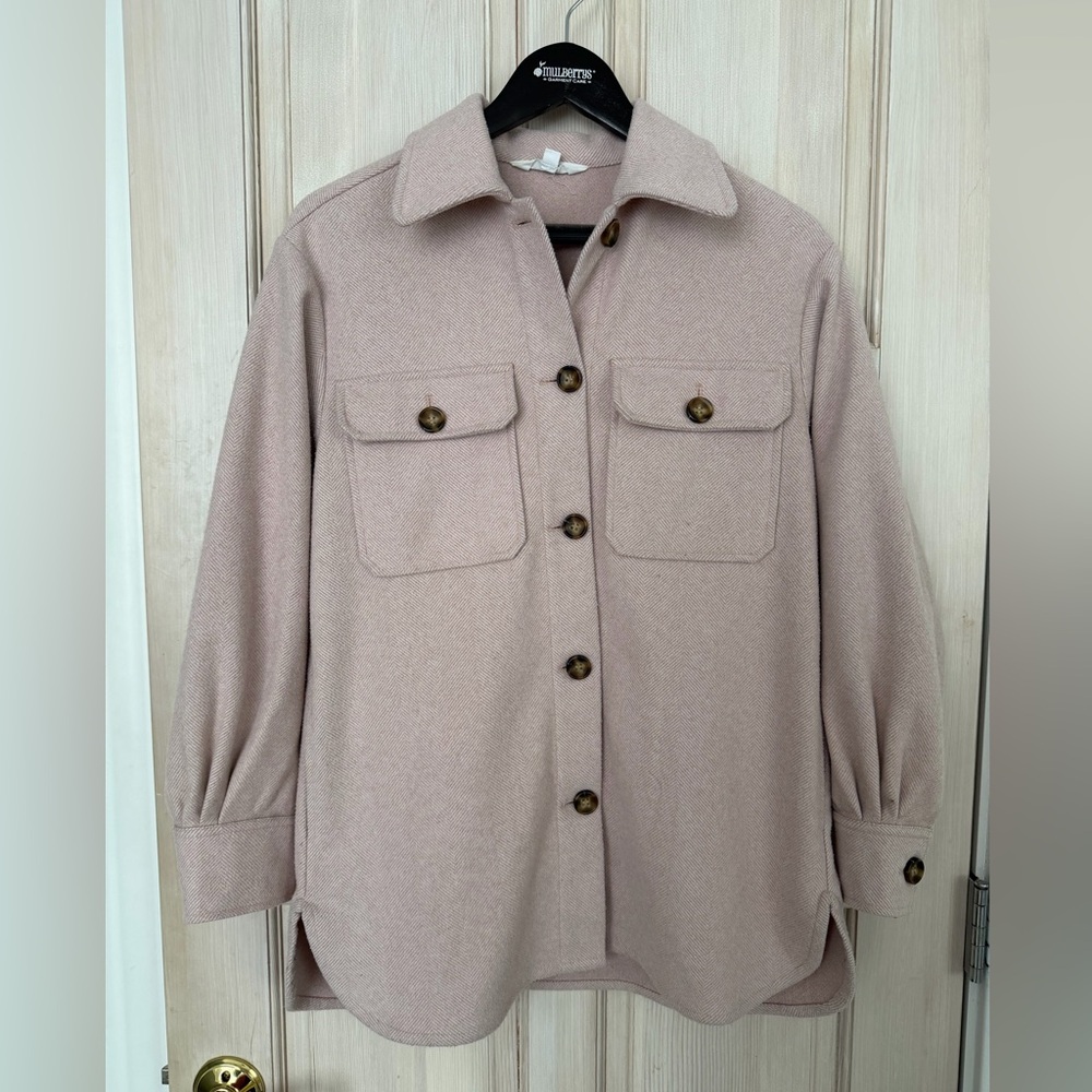 BB Dakota Light Pink Shirt Jacket